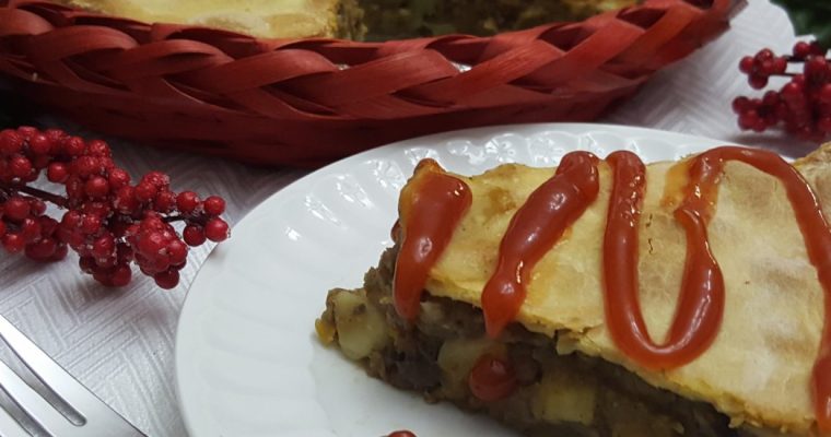 Tourtière aux lentilles et aux légumes