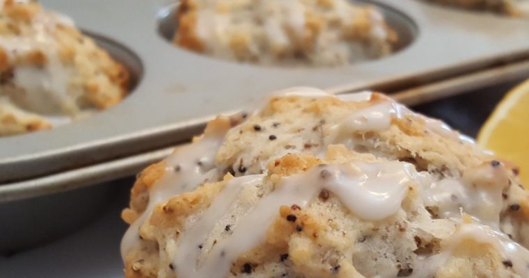 Muffins au citron et graines de pavot